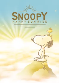 [LINE着せ替え] スヌーピー Happy sunriseの画像1