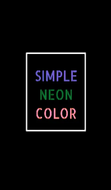 [LINE着せ替え] ネオン カラー アイコン 72の画像1