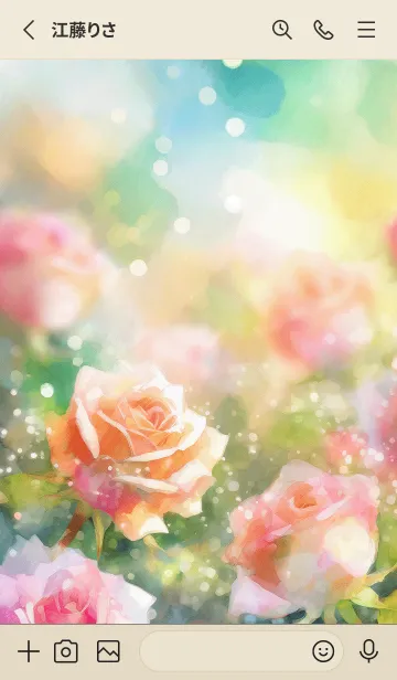 [LINE着せ替え] 薔薇(バラ)の花の着せかえ(R1646)の画像2