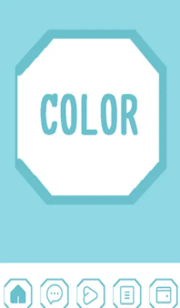 [LINE着せ替え] green color K96の画像1