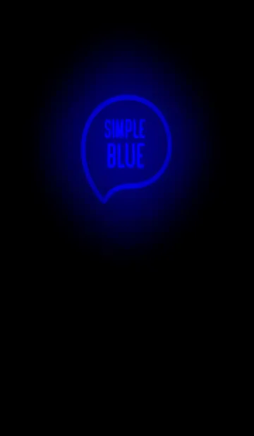 [LINE着せ替え] Blue Neon Theme V7 (JP)の画像1