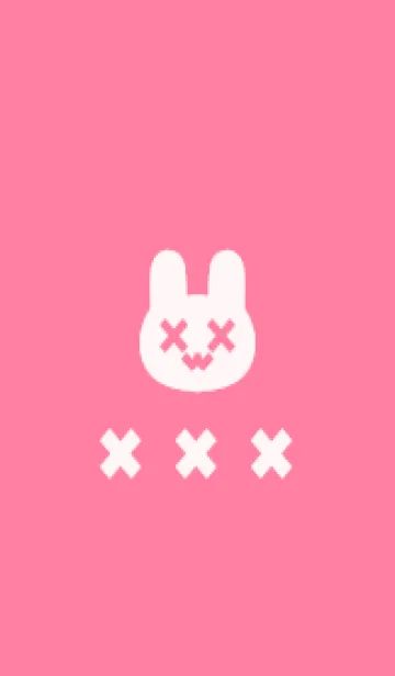 [LINE着せ替え] 地雷うさぎ(pink14)の画像1