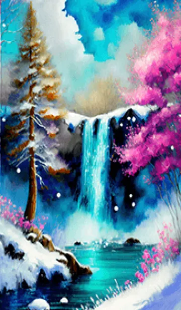優美な冬の風景の着せかえ(Winter-1668)の着せ替えメイン画像