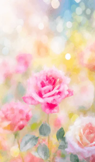 [LINE着せ替え] 薔薇(バラ)の花の着せかえ(R1653)の画像1