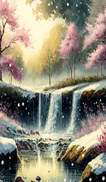 優美な冬の風景の着せかえ(Winter-1673)の着せ替えメイン画像
