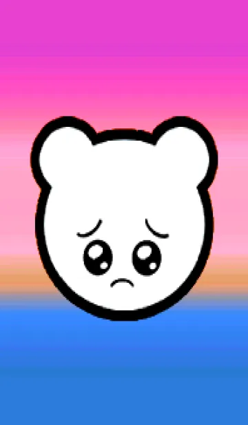 [LINE着せ替え] ぴえん くま 127の画像1