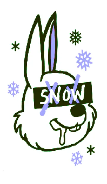 [LINE着せ替え] スノーラビット .42の画像1