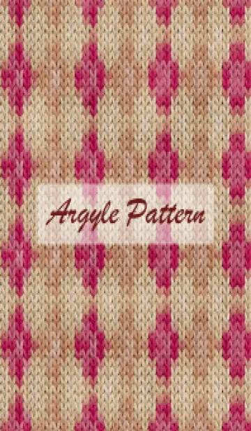 [LINE着せ替え] argyle pattern embroidery 82の画像1