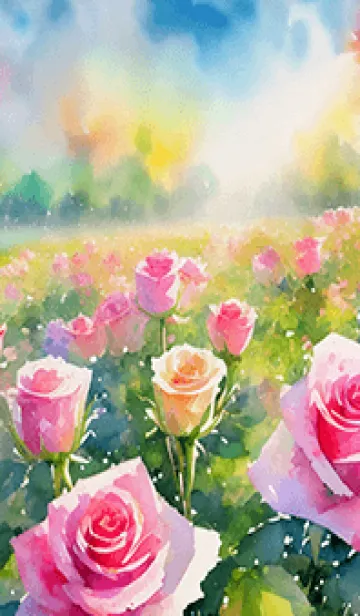 [LINE着せ替え] 薔薇(バラ)の花の着せかえ(R1663)の画像1