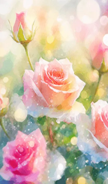 [LINE着せ替え] 薔薇(バラ)の花の着せかえ(R1662)の画像1