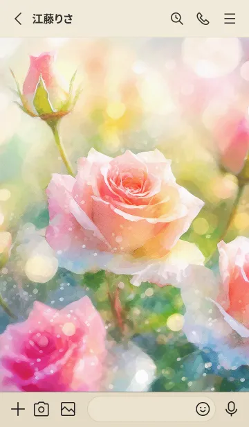 [LINE着せ替え] 薔薇(バラ)の花の着せかえ(R1662)の画像2