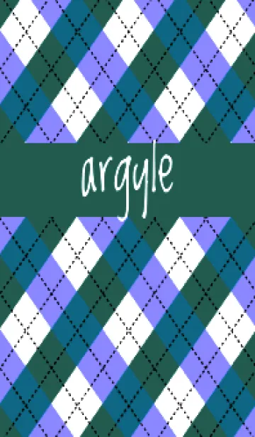 [LINE着せ替え] アーガイル チェック 47の画像1