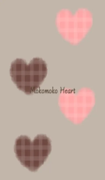 [LINE着せ替え] もこもこハート -いちごチョコレート- 2の画像1