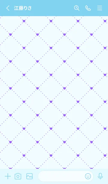 [LINE着せ替え] ハート レース .63の画像2