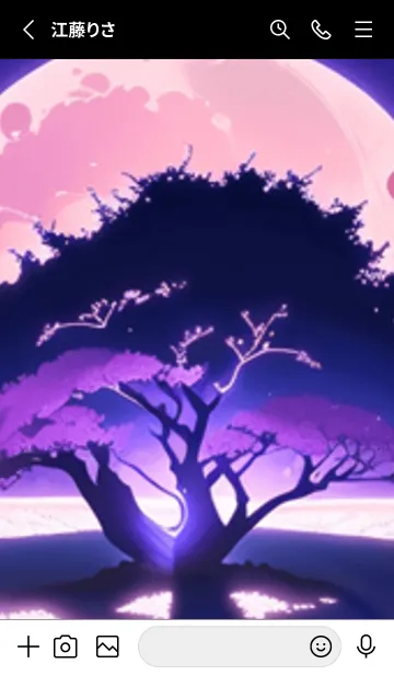 [LINE着せ替え] 冬のサクラ #BBCbH212。の画像2