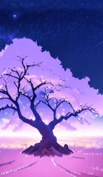 [LINE着せ替え] 冬のサクラ #BBCbH211。の画像1