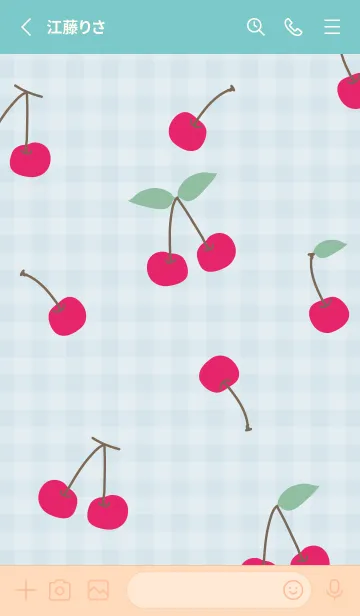 [LINE着せ替え] さくらんぼ ランダム30の画像2
