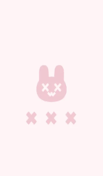 [LINE着せ替え] 地雷うさぎ(pink19)の画像1