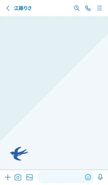 [LINE着せ替え] ツバメ シンプル21の画像2