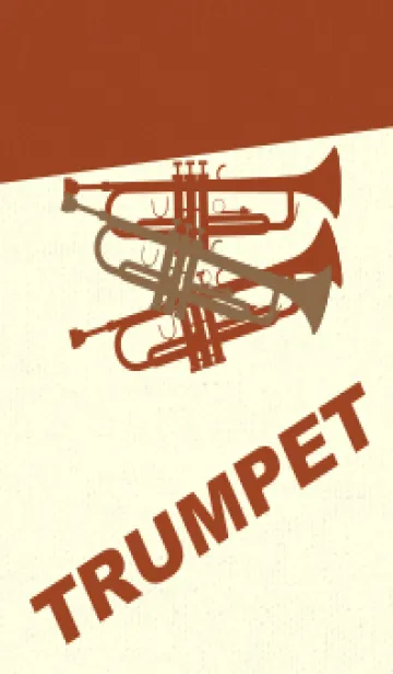 [LINE着せ替え] Trumpet CLR ブリックレッドの画像1