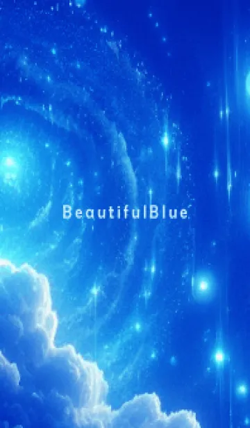 [LINE着せ替え] Beautiful Blue-UNIVERSE 3の画像1