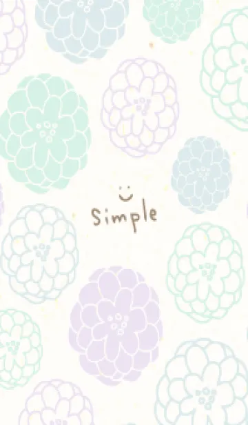 [LINE着せ替え] 鞠 花 シンプル7の画像1