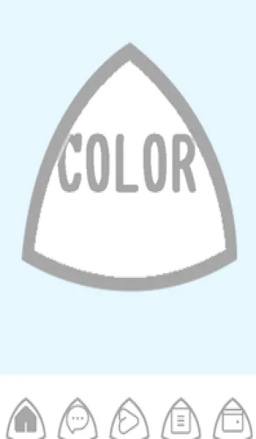 [LINE着せ替え] blue color L49の画像1