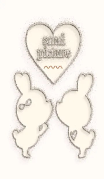 [LINE着せ替え] sand picture Love theme 49の画像1