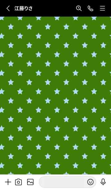 [LINE着せ替え] シンプル カラー スターズ 22の画像2