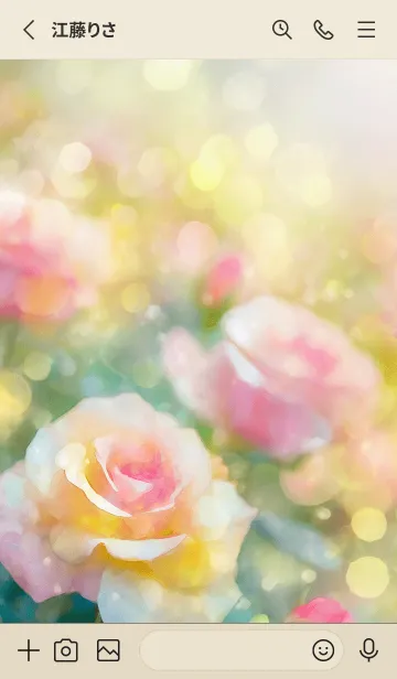 [LINE着せ替え] 薔薇(バラ)の花の着せかえ(R1696)の画像2