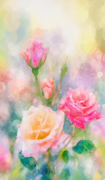 [LINE着せ替え] 薔薇(バラ)の花の着せかえ(R1697)の画像1