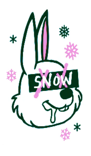 [LINE着せ替え] スノーラビット .44の画像1