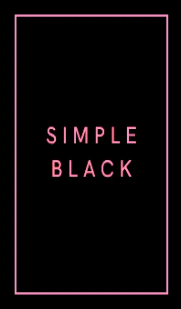 [LINE着せ替え] シンプル ブラック .144の画像1