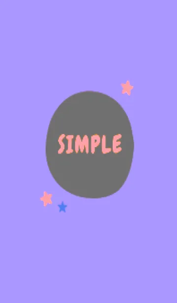 [LINE着せ替え] シンプル カラー スター 177の画像1