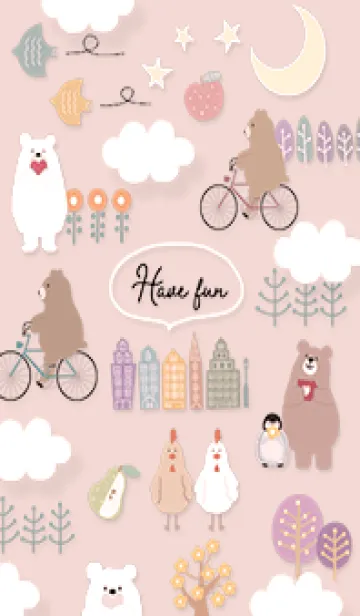 [LINE着せ替え] babypink♡ほのぼのな北欧09_1の画像1