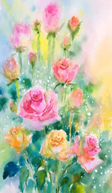 [LINE着せ替え] 薔薇(バラ)の花の着せかえ(R1714)の画像1