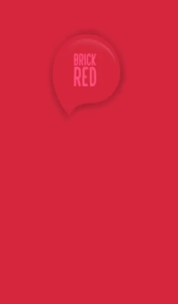 [LINE着せ替え] Brick Red Color Theme (JP)の画像1