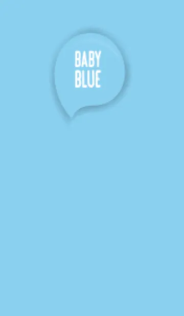 [LINE着せ替え] Baby Blue Color Theme (JP)の画像1