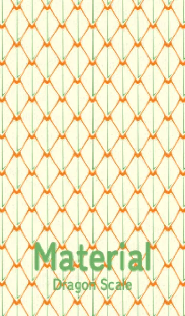 [LINE着せ替え] シンプルな龍鱗 ナスタチウムオレンジの画像1