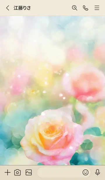 [LINE着せ替え] 薔薇(バラ)の花の着せかえ(R1719)の画像2