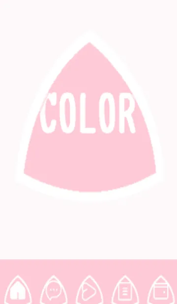 [LINE着せ替え] pink color L49の画像1