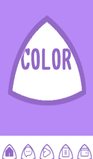 [LINE着せ替え] purple color L46の画像1