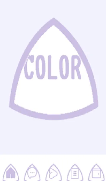 [LINE着せ替え] purple color L49の画像1