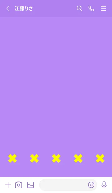 [LINE着せ替え] 地雷うさぎ(purple01)の画像2