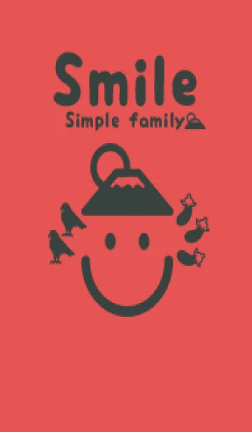 [LINE着せ替え] スマイル＆富士鷹茄子 Orange bar millionの画像1