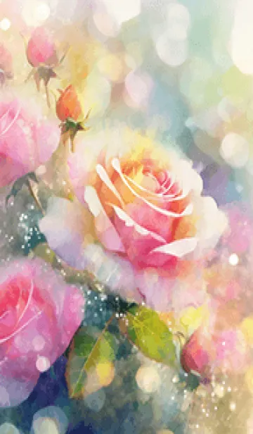 [LINE着せ替え] 薔薇(バラ)の花の着せかえ(R1726)の画像1