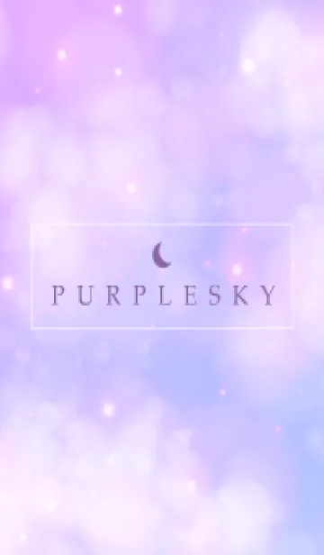 [LINE着せ替え] Cloud Purple Sky-MEKYM 25の画像1