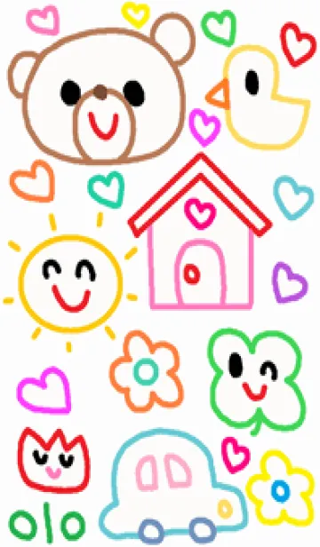 [LINE着せ替え] リロフレンズ カラフル1の画像1