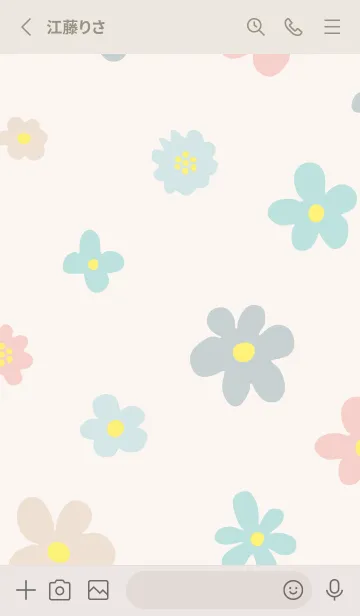 [LINE着せ替え] 北欧風花々 大人11の画像2