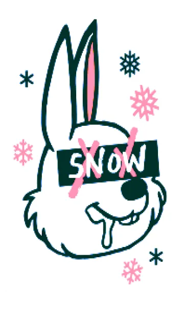 [LINE着せ替え] スノーラビット .45の画像1